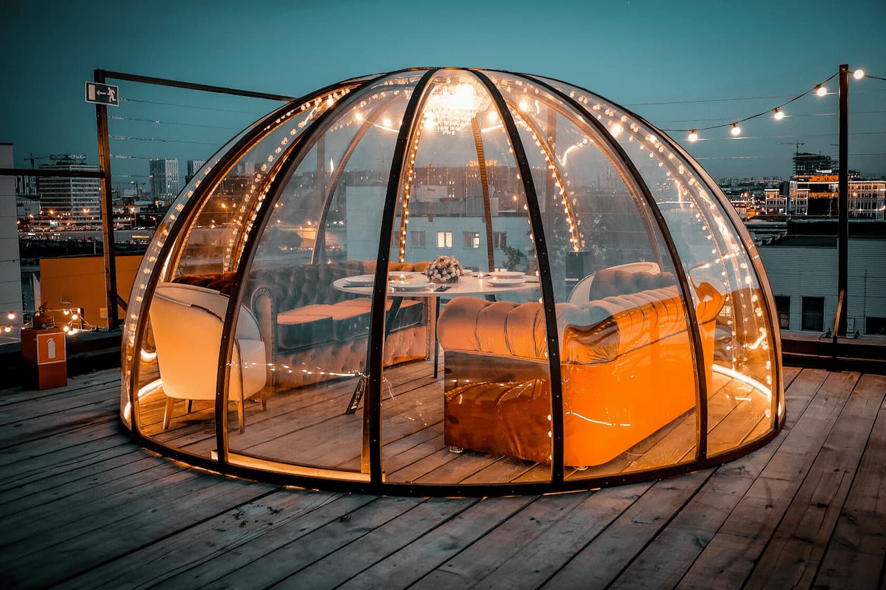 Купольная-беседка-иглу Купольная-беседка-иглу