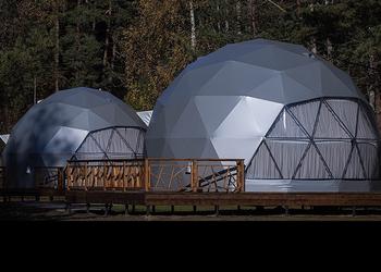 Смонтированные купола 